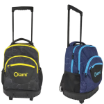 OLAMI TEMPORADA 2024- MOCHILA 17'' CON CARRO CRAQUELADA OLAMI
